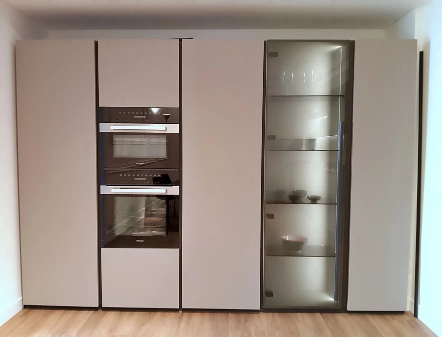 Cucina angolare Zampieri Cucine Irori  (abete carbon)