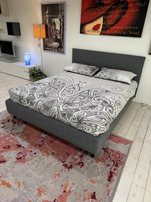 Letto matrimoniale con contenitore Samoa PLAIN COMPATTO