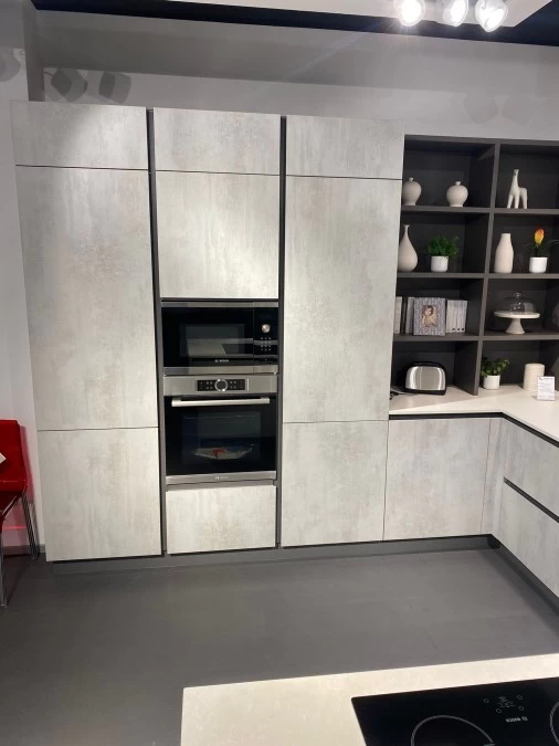 Cucina con penisola Veneta Cucine Oyster Dek Pro