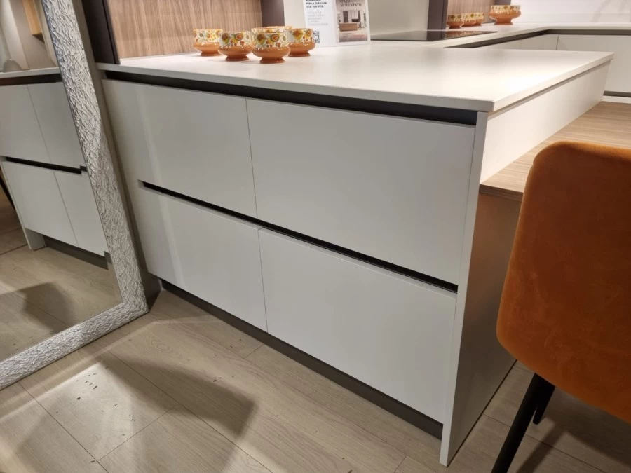 Cucina angolare Veneta Cucine Oyster Dek