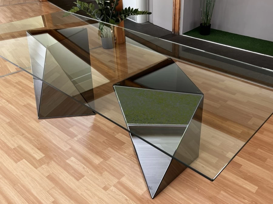 Tavolo rettangolare Gallotti & Radice Mirror Prism