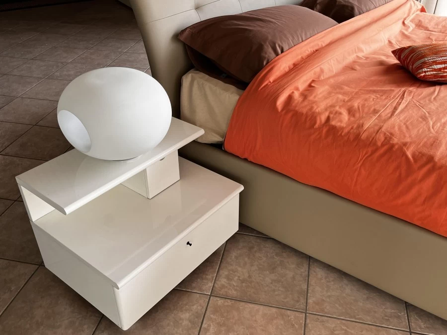 Letto matrimoniale con contenitore Ergogreen Allison