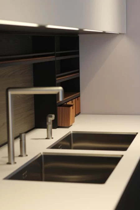 Cucina con Isola Poliform Alea Pro