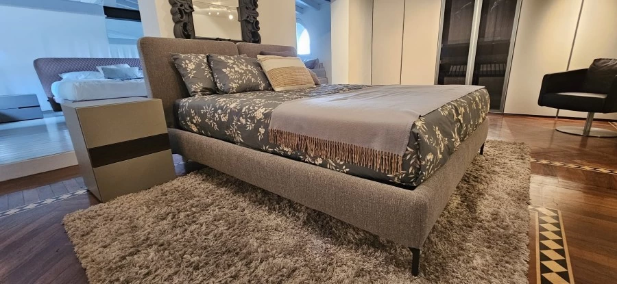 Letto matrimoniale con contenitore Bolzan Letti Feel