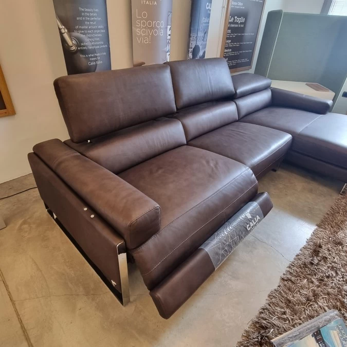 recliner elettrico, poggiapiedi e schienale