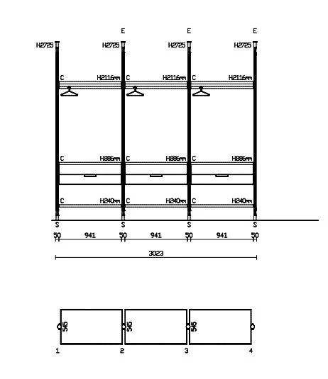 Cabina armadio Poliform Lexington