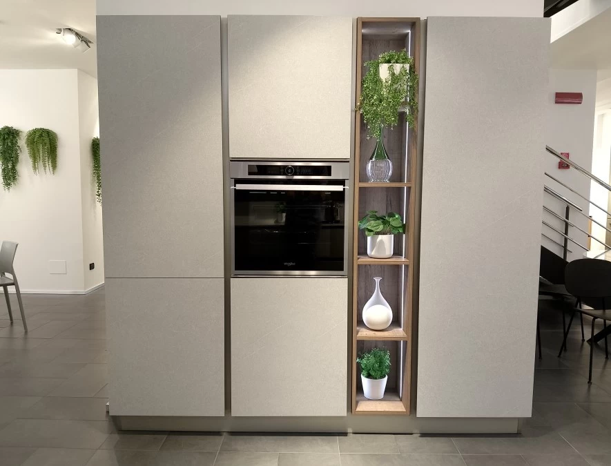 Cucina con penisola Veneta Cucine Oyster Pro