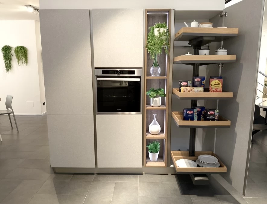 Cucina con penisola Veneta Cucine Oyster Pro