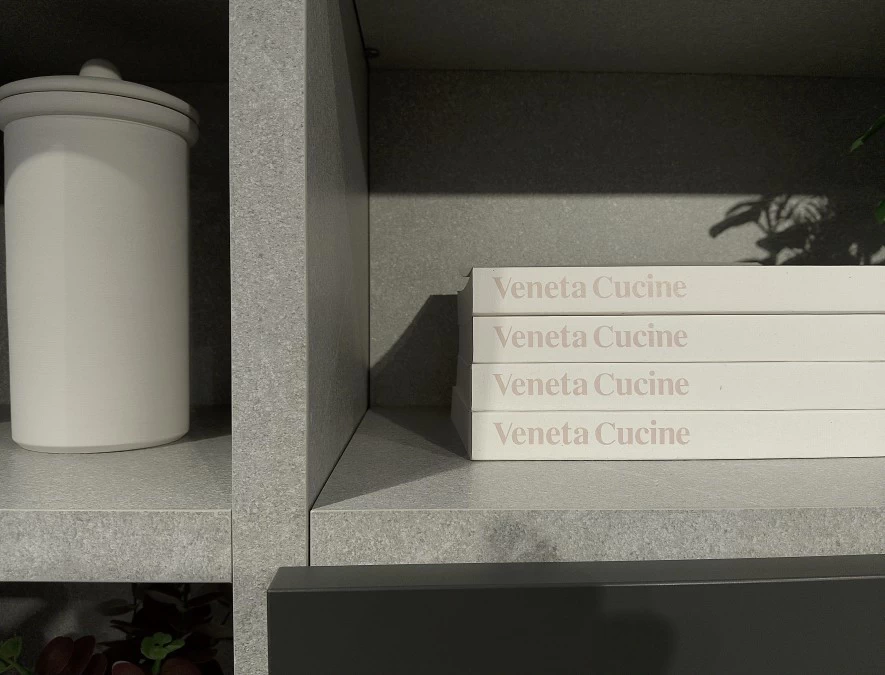 Cucina con penisola Veneta Cucine Oyster Pro