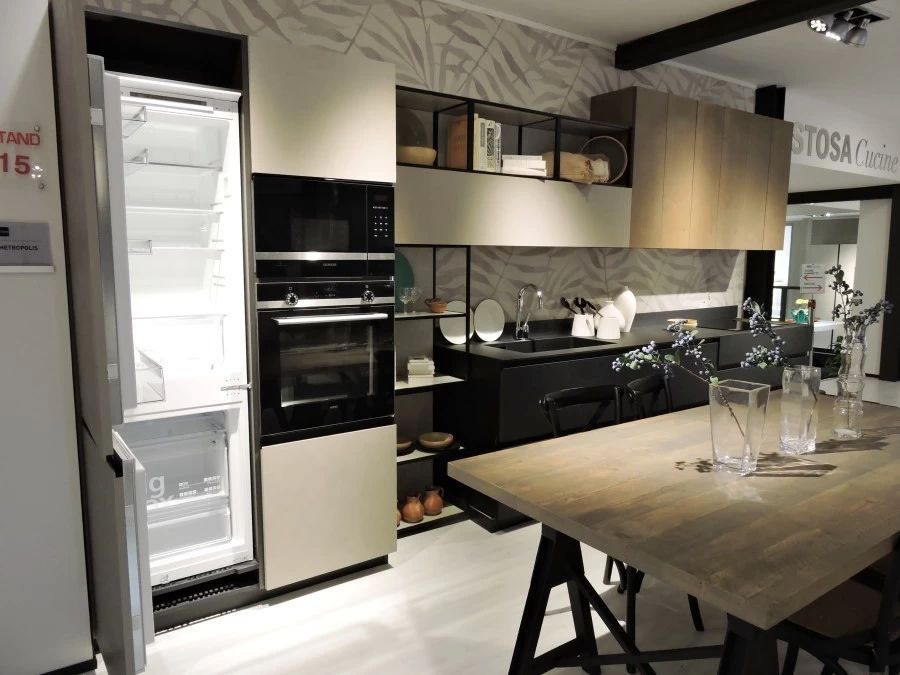 Cucina lineare Stosa Cucine METROPOLIS + ALIANT + NATURAL