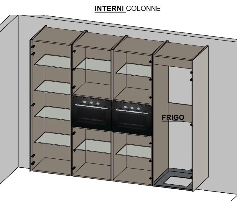 Cucina con Isola Lago 36e8