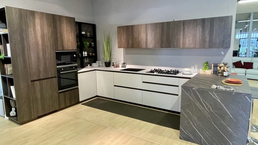 Cucina con penisola Scavolini Boxy