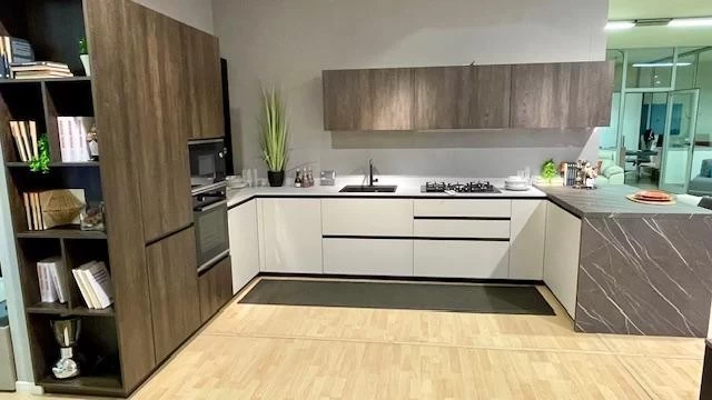 Cucina con penisola Scavolini Boxy