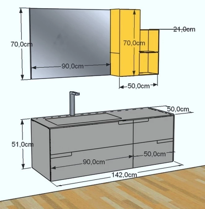 Mobile bagno Baxar M1 Sign