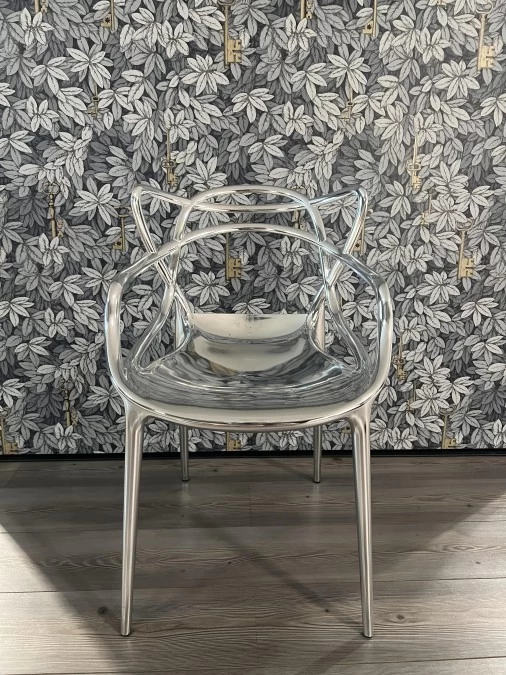 Sedia con braccioli Kartell Masters Metal