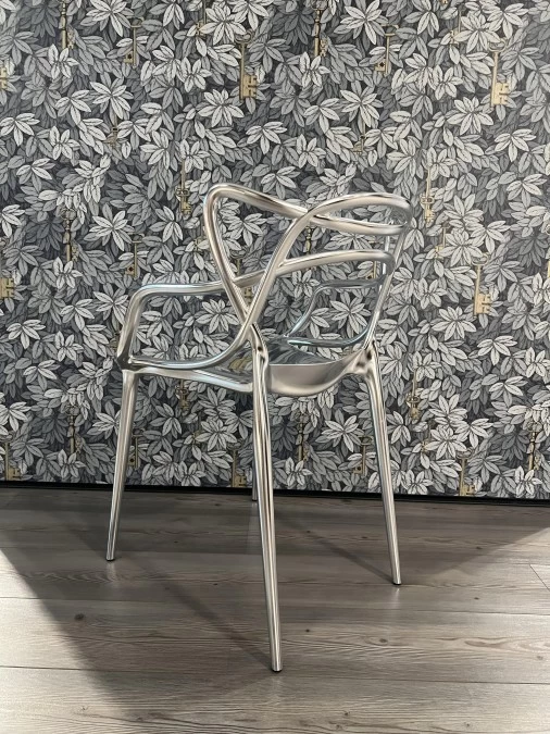 Sedia con braccioli Kartell Masters Metal