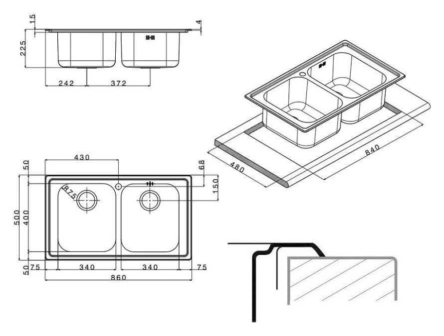 Lavello Apell LN862IBC