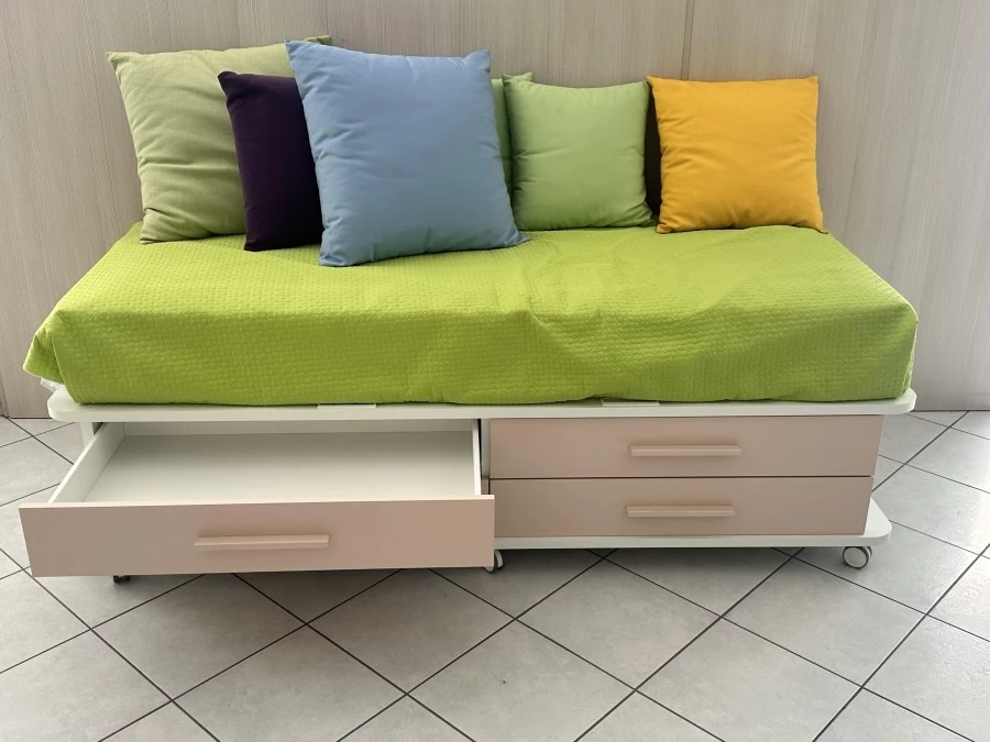 Letto singolo Ima Mobili 4 cassetti