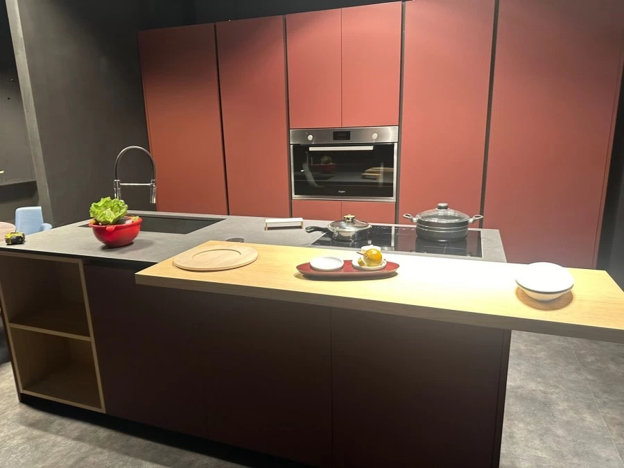 Cucina con Isola MK Cucine 023 velluto plus