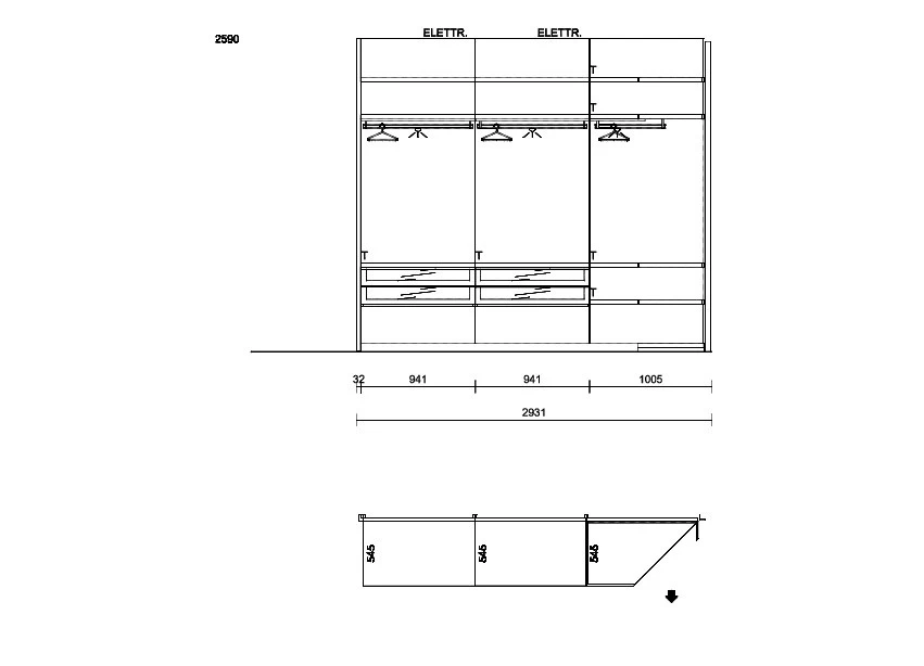 Cabina armadio Poliform Ubik