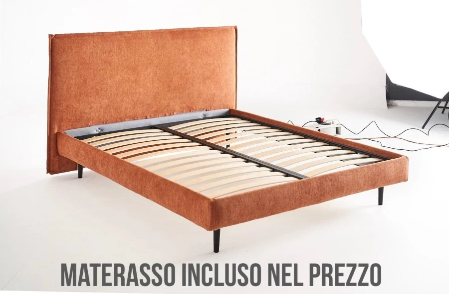 Letto matrimoniale Produzione Artigianale Skin