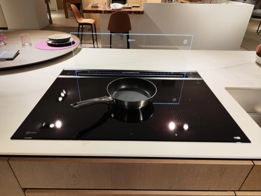 Cucina con Isola Doimo Cucine D23 Rovere