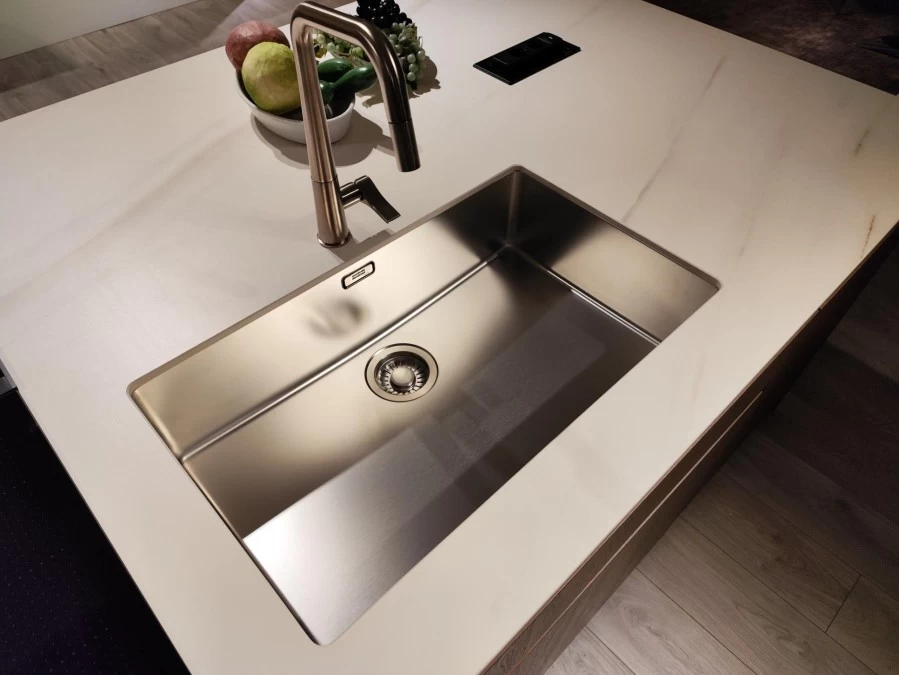 Cucina con Isola Doimo Cucine D23 Rovere