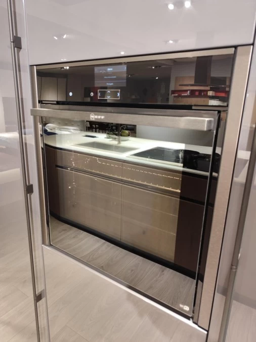 Cucina con Isola Doimo Cucine D23 Rovere