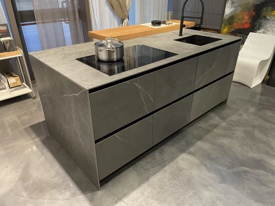 Cucina con Isola Doimo Cucine Aspen Gres