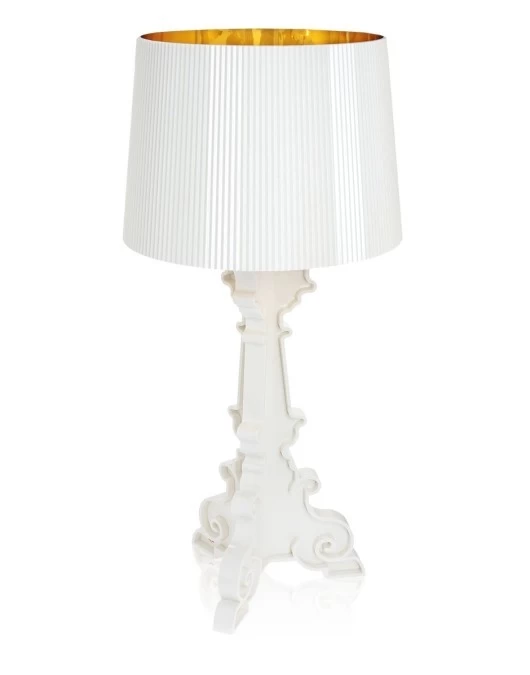 Lampada da tavolo Kartell Bourgie white and gold