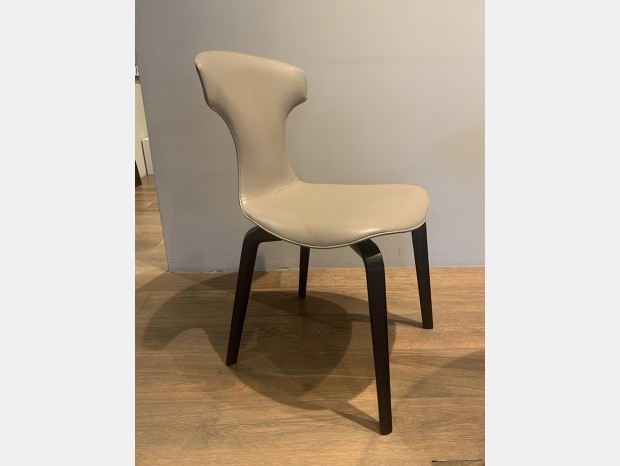 Milano - Sedia moderna ed elegante in legno curvato