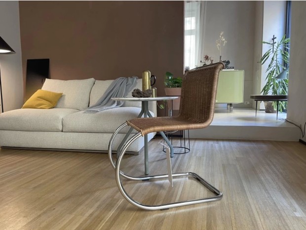 Sedia senza braccioli Knoll SEDIA MR COLLEZIONE MIES