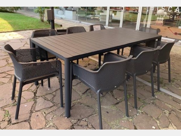 Gruppi tavoli e sedute Outdoor Nardi Outdoor Tevere + Net