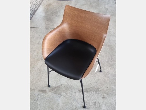 Sedia con braccioli Kartell Q/Wood