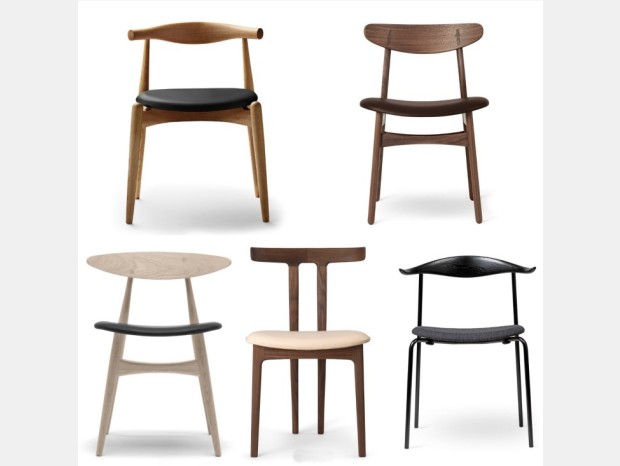 Sedia Carl Hansen & Søn modelli OW58, CH20, CH30P, CH33P, CH88P