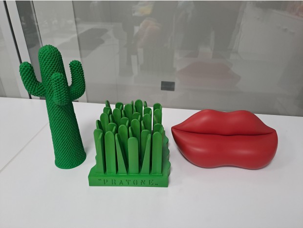 Scultura Gufram Guframini - Bocca - Cactus - Pratone