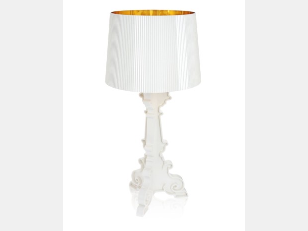 Lampada da tavolo Kartell Bourgie white and gold